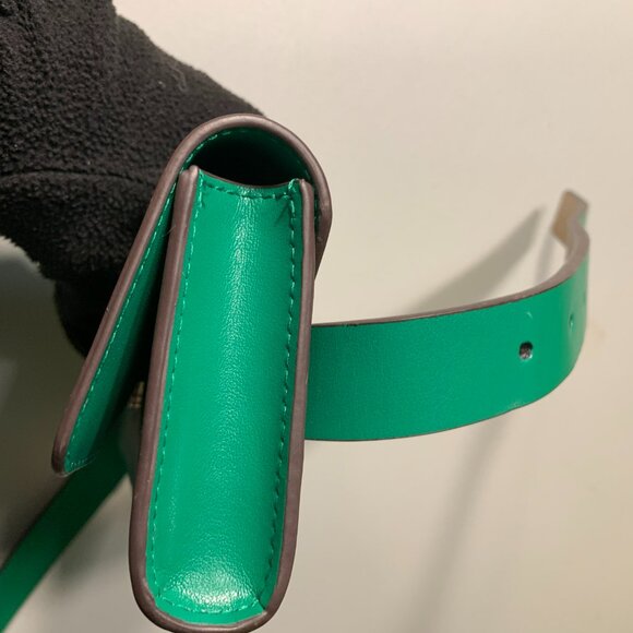 Kate Spade Kelly Green Leather Belt bag NWOT - Picture 10 of 12